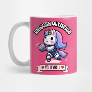 Volleyball Unicorn Olympics 🏐🦄 - Spike Some Cuteness! Mug